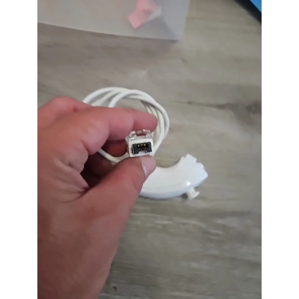 Used OEM White Nunchuck‎ Controller RVL-004 NINTENDO WII / U Official